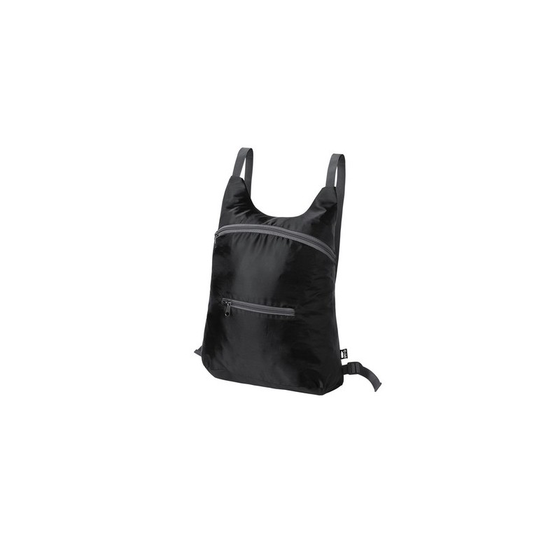 Sac à Dos Éco-responsable Pliable Personnalisé Pas Cher - Brocky Matières : PET recyclé Couleurs : vert goodies personnalisé en 