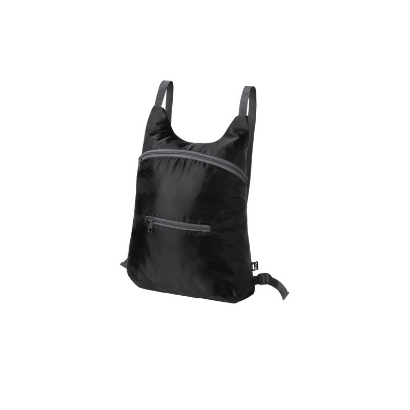 Sac à Dos Éco-responsable Pliable Personnalisé Pas Cher - Brocky Matières : PET recyclé Couleurs : vert accessoire événementiel 