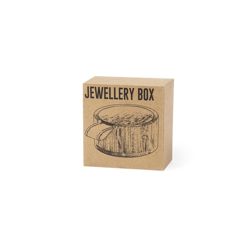 Étui à Bijoux Personnalisé Élégance Naturelle - Fontana Matières : bambou impression haute définition