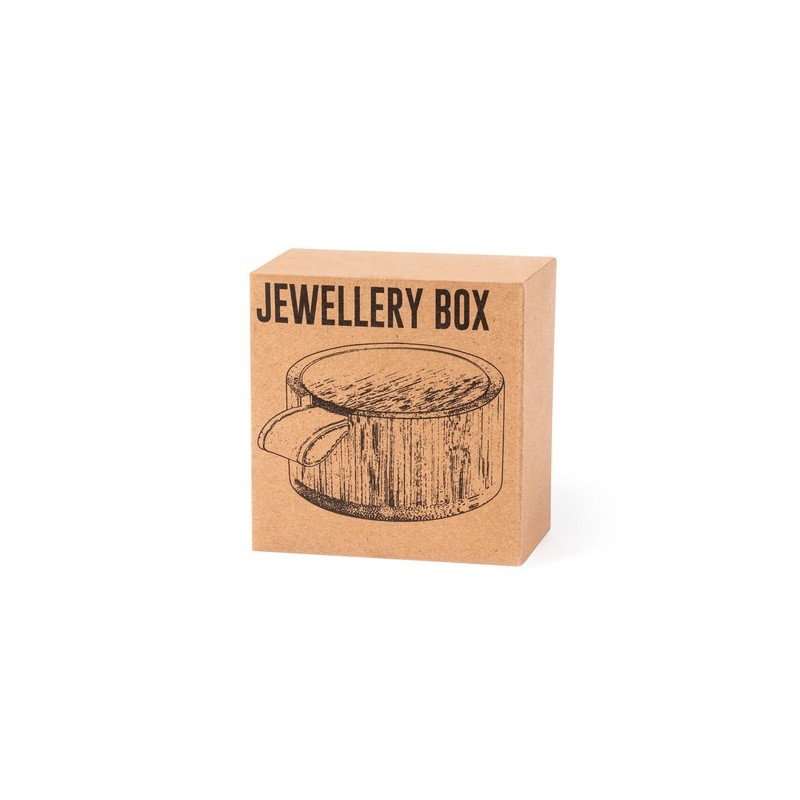 Étui à Bijoux Personnalisé Élégance Naturelle - Fontana Matières : bambou marquage laser ultra précis