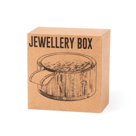 Étui à Bijoux Personnalisé Élégance Naturelle - Fontana Matières : bambou marquage laser ultra précis
