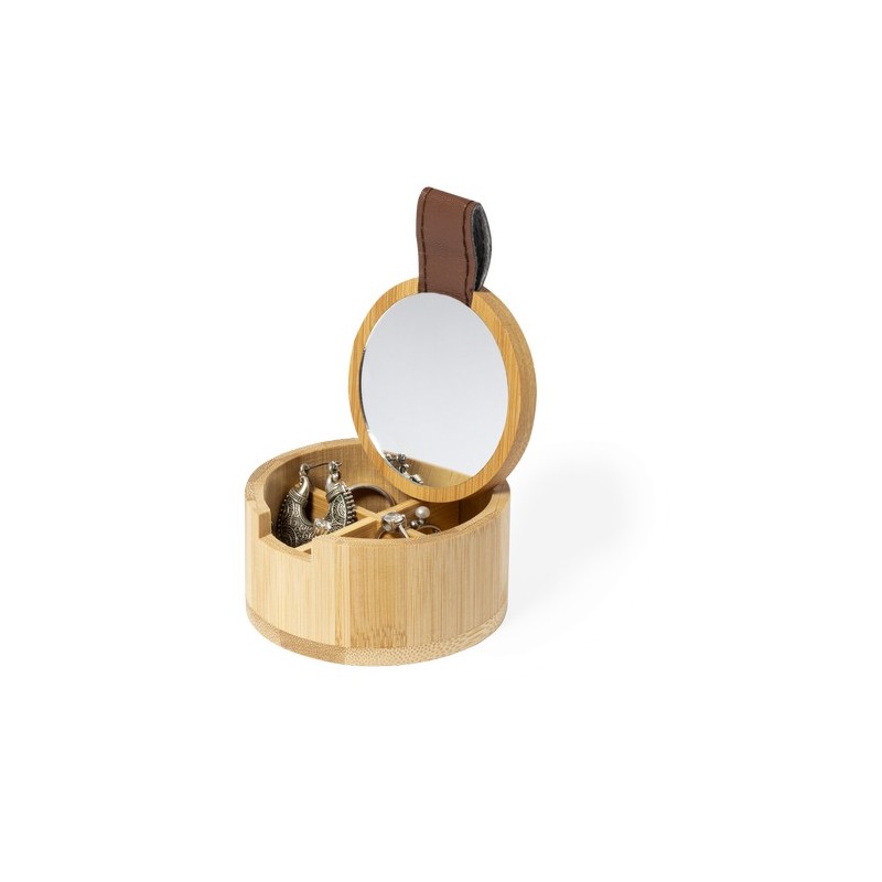 Étui à Bijoux Personnalisé Élégance Naturelle - Fontana Matières : bambou livraison express 24h 48h