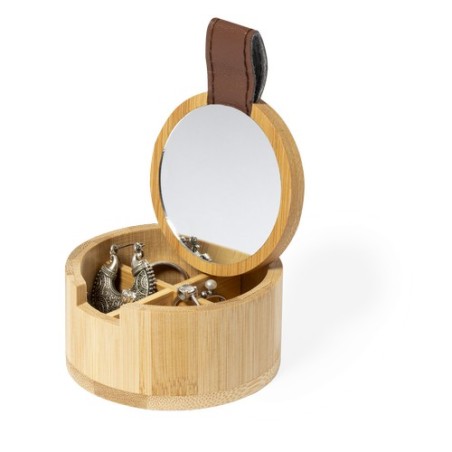 Étui à Bijoux Personnalisé Élégance Naturelle - Fontana Matières : bambou livraison express 24h 48h