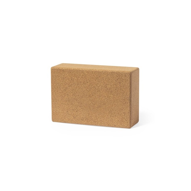 Bloc de Yoga Éco-responsable Personnalisé - Accessoire Fitness Natara Matières : liège personnalisable avec votre logo