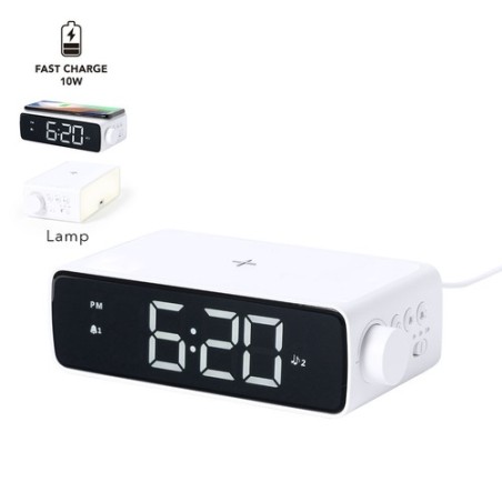 Horloge Multifonction Personnalisée avec Chargeur et Lampe LED Fabirt