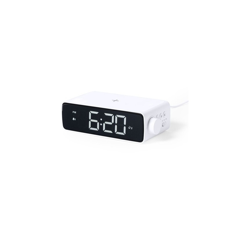 Horloge Multifonction Personnalisée avec Chargeur et Lampe LED Fabirt personnalisable avec votre logo