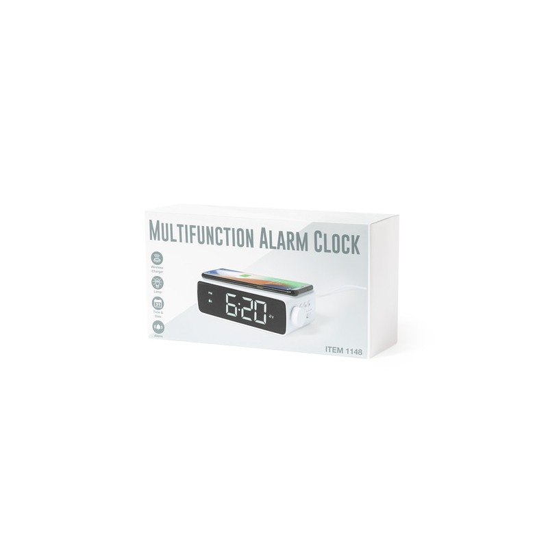 Horloge Multifonction Personnalisée avec Chargeur et Lampe LED Fabirt livraison express 24h 48h