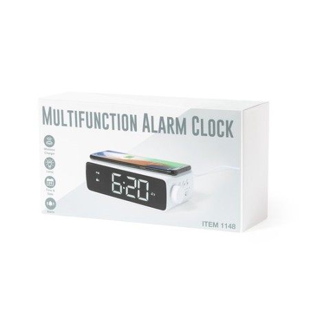Horloge Multifonction Personnalisée avec Chargeur et Lampe LED Fabirt livraison express 24h 48h