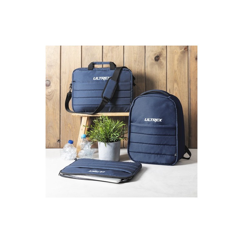Malette  personnalisée pour ordinateur - Bakex pas cher Matières : PET recyclé Couleurs : gris personnalisation sur mesure