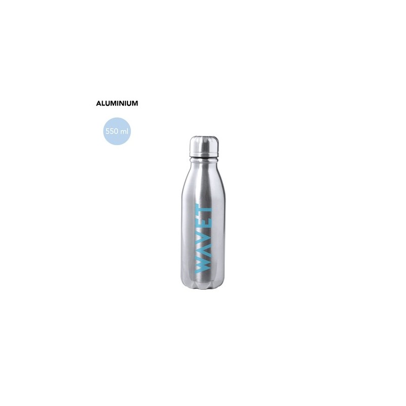 Gourde Éco-responsable Personnalisée 550ml Bidon Raican Matières : aluminium Couleurs : vert cadeau client original