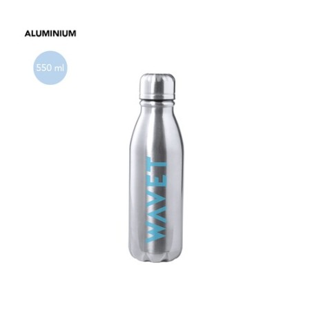 Gourde Éco-responsable Personnalisée 550ml Bidon Raican Matières : aluminium Couleurs : vert cadeau client original