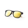Lunettes de Soleil Personnalisées UV400 Mitrox pas cher Matières : bambou Couleurs : jaune cadeau collaborateur premium