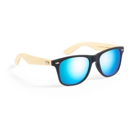 Lunettes de Soleil Personnalisées UV400 Mitrox pas cher Matières : bambou Couleurs : gris goodies personnalisé en stock