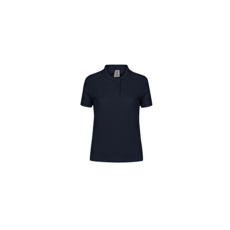 Polo Femme 100% Coton Coloré Personnalisé "Keya" WPS180 Matières : coton Taille textile : L Couleurs : bleu marquage couleur écl