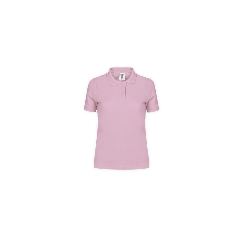 Polo Femme 100% Coton Coloré Personnalisé "Keya" WPS180 Matières : coton Taille textile : XL Couleurs : bleu impression haute dé