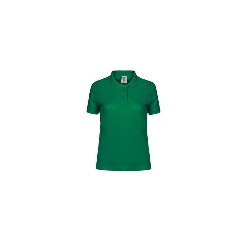 Polo Femme 100% Coton Coloré Personnalisé "Keya" WPS180 Matières : coton Taille textile : L Couleurs : vert livraison express 24