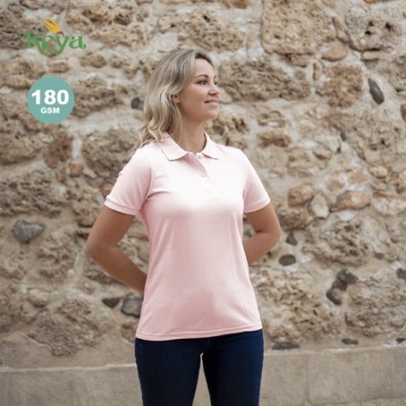 Polo Femme 100% Coton Coloré Personnalisé "Keya" WPS180 Matières : coton Taille textile : XL Couleurs : bleu marine foncé goodie