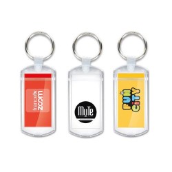 Porte Clés Transparent Personnalisable 2