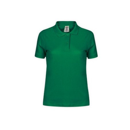 Polo Femme 100% Coton Coloré Personnalisé "Keya" WPS180 Matières : coton Taille textile : S Couleurs : bleu marquage couleur écl