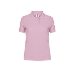 Polo Femme 100% Coton Coloré Personnalisé "Keya" WPS180 Matières : coton Taille textile : XXL Couleurs : rose personnalisation s