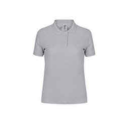 Polo Femme 100% Coton Coloré Personnalisé "Keya" WPS180 Matières : coton Taille textile : XXL Couleurs : gris personnalisable av