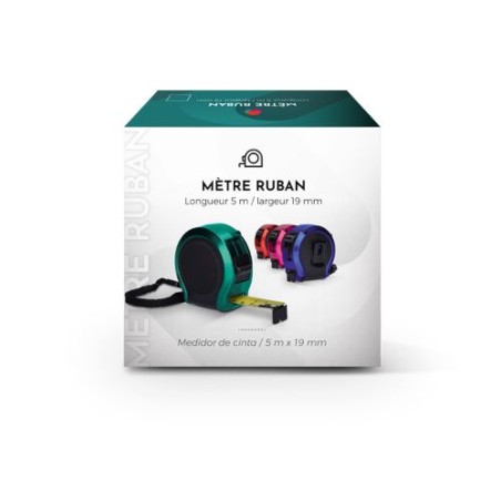 Mètre Ruban Jaune 5m - Précision et Style Personnalisé