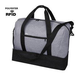 Sac de voyage Personnalisé en toile - Kanit Matières : polyester Couleurs : gris 2