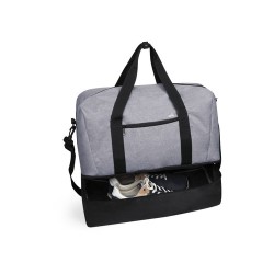 Sac de voyage Personnalisé en toile - Kanit Matières : polyester Couleurs : gris cadeau entreprise pas cher