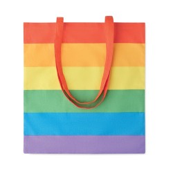 Sac shopping  en coton 200 gr/m² Borealis Matières : coton Couleurs : multicolore