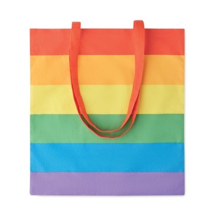 Sac shopping  en coton 200 gr/m² Borealis Matières : coton Couleurs : multicolore