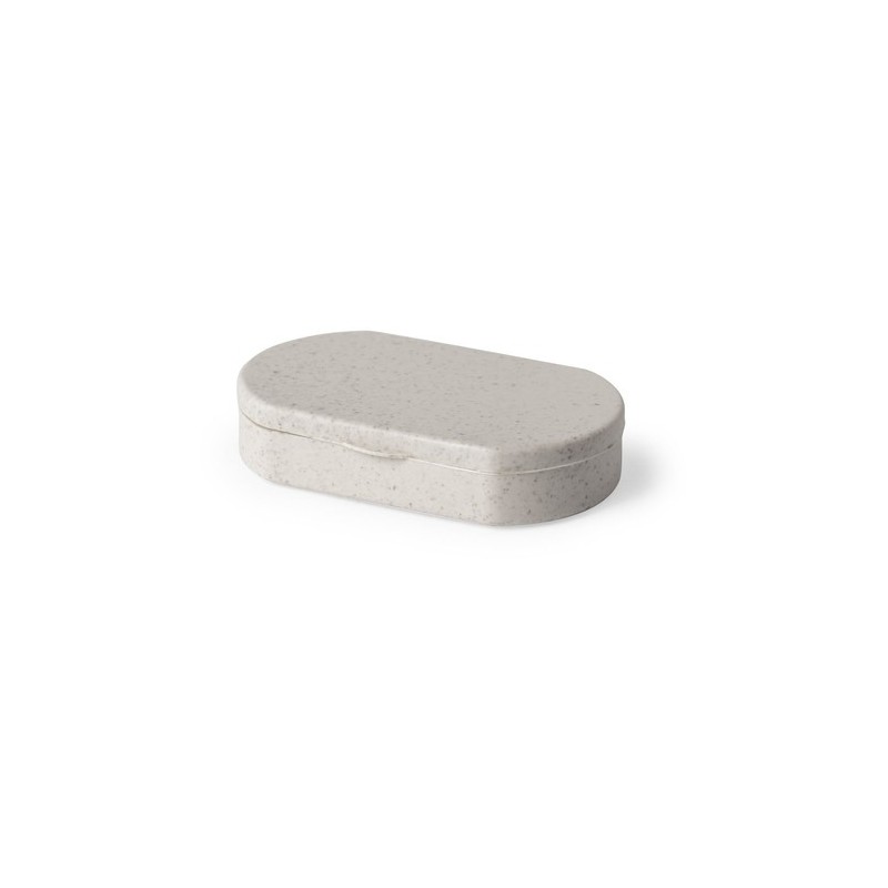 Pilulier Pratique Personnalisé Éco-responsable Varsum Matières : fibre de bambou Couleurs : naturel