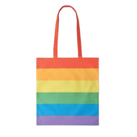 Sac shopping  en coton 200 gr/m² Borealis Matières : coton Couleurs : multicolore personnalisable avec votre logo