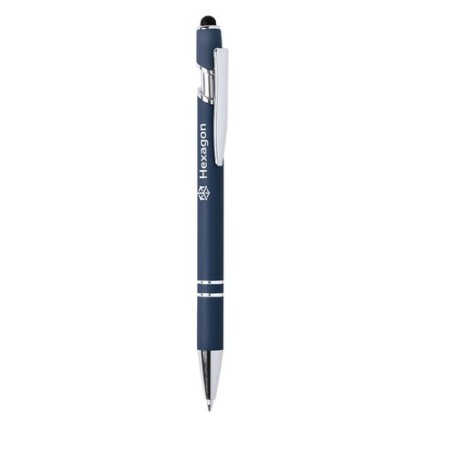 Stylet bille personnalisé multifonction - Lekor Matières : caoutchouc Couleurs : jaune livraison express 24h 48h