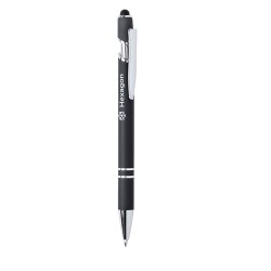 Stylet bille personnalisé multifonction - Lekor Matières : caoutchouc Couleurs : bleu marine livraison express 24h 48h