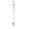 Stylet bille personnalisé multifonction - Lekor Matières : caoutchouc Couleurs : bleu marine marquage couleur éclatante