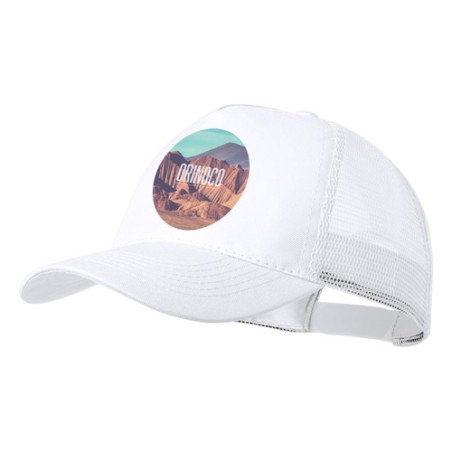 Casquette personnalisable  - Clipak - Pour votre marque Matières : polyester Couleurs : blanc impression haute définition