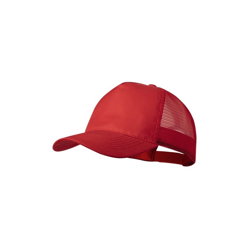 Casquette personnalisable  - Clipak - Pour votre marque Matières : polyester Couleurs : rouge personnalisable avec votre logo