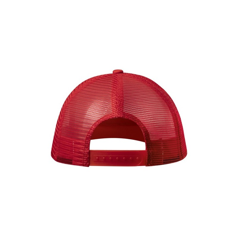 Casquette personnalisable  - Clipak - Pour votre marque Matières : polyester Couleurs : rouge objet promo petit budget