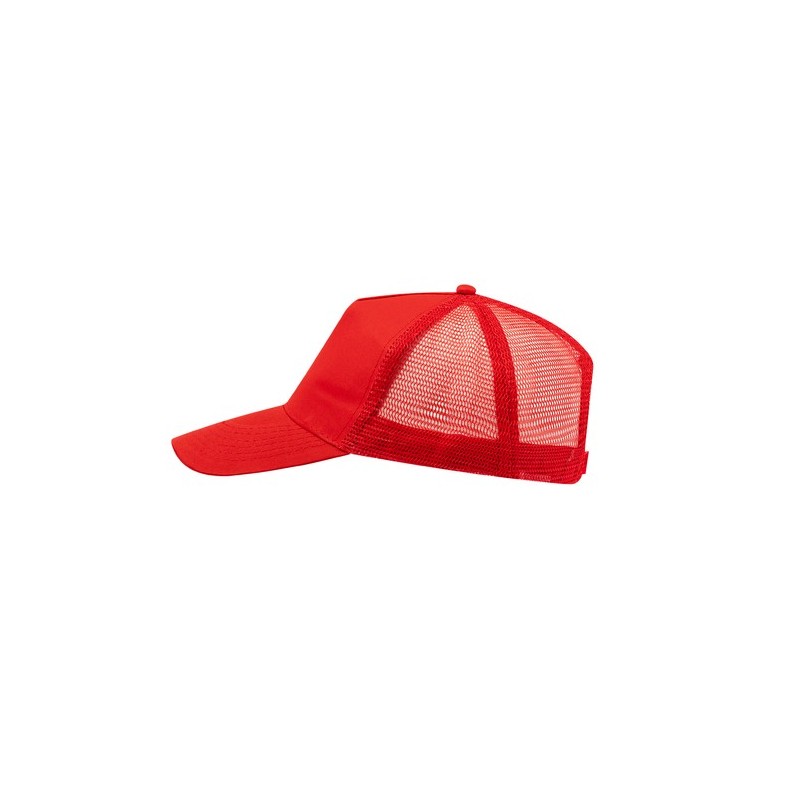 Casquette personnalisable  - Clipak - Pour votre marque Matières : polyester Couleurs : rouge personnalisation sur mesure