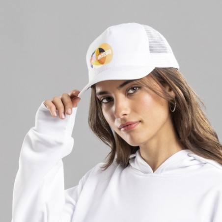 Casquette personnalisable  - Clipak - Pour votre marque Matières : polyester Couleurs : rouge objet promo petit budget