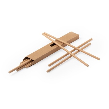 Set de 10 pailles s personnalisées Lantux Matières : papier Couleurs : naturel livraison express 24h 48h