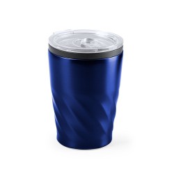 Verre isotherme personnalisé pour entreprise - Modèle Ripon Matières : acier inoxydable Couleurs : vert personnalisation sur mes