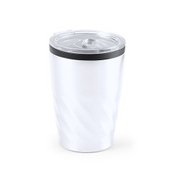 Verre isotherme personnalisé pour entreprise - Modèle Ripon Matières : acier inoxydable Couleurs : noir 2