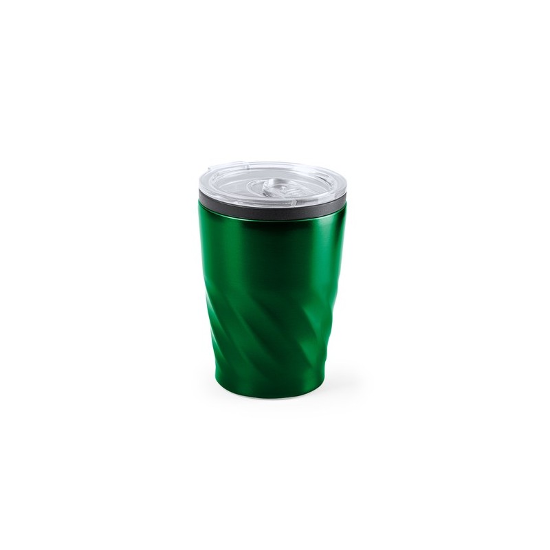Verre isotherme personnalisé pour entreprise - Modèle Ripon Matières : acier inoxydable Couleurs : blanc cadeau client original