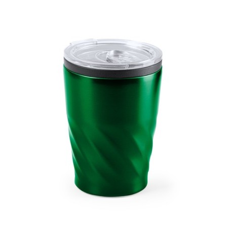 Verre isotherme personnalisé pour entreprise - Modèle Ripon Matières : acier inoxydable Couleurs : blanc cadeau client original