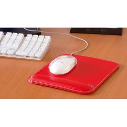 Tapis de Souris Personnalisé, Stylé et Confortable - Gong Matières : PU Couleurs : bleu objet promotionnel éco-responsable