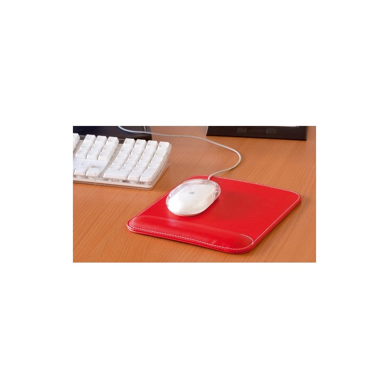 Tapis de Souris Personnalisé, Stylé et Confortable - Gong Matières : PU Couleurs : bleu objet promotionnel éco-responsable
