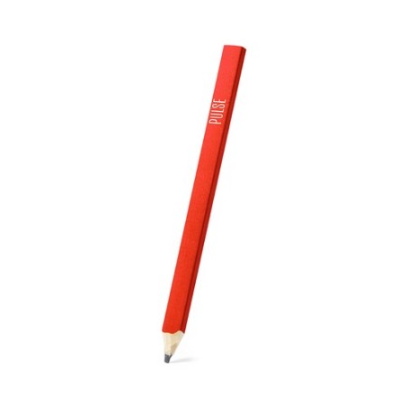 Crayon Personnalisé Éco-responsable - Crayon Carpintero pas cher Matières : bois Couleurs : rouge cadeau client original