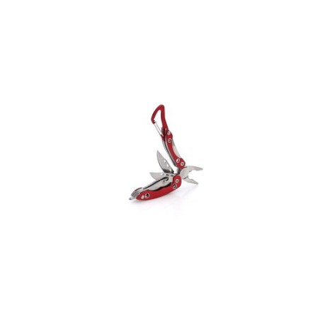 Outil Multifonction Éco-responsable Élégant Borth Matières : acier inoxydable Couleurs : rouge marquage laser ultra précis