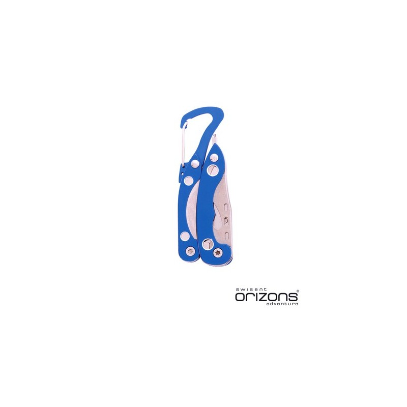 Outil Multifonction Éco-responsable Élégant Borth Matières : acier inoxydable Couleurs : bleu goodies publicitaire événementiel